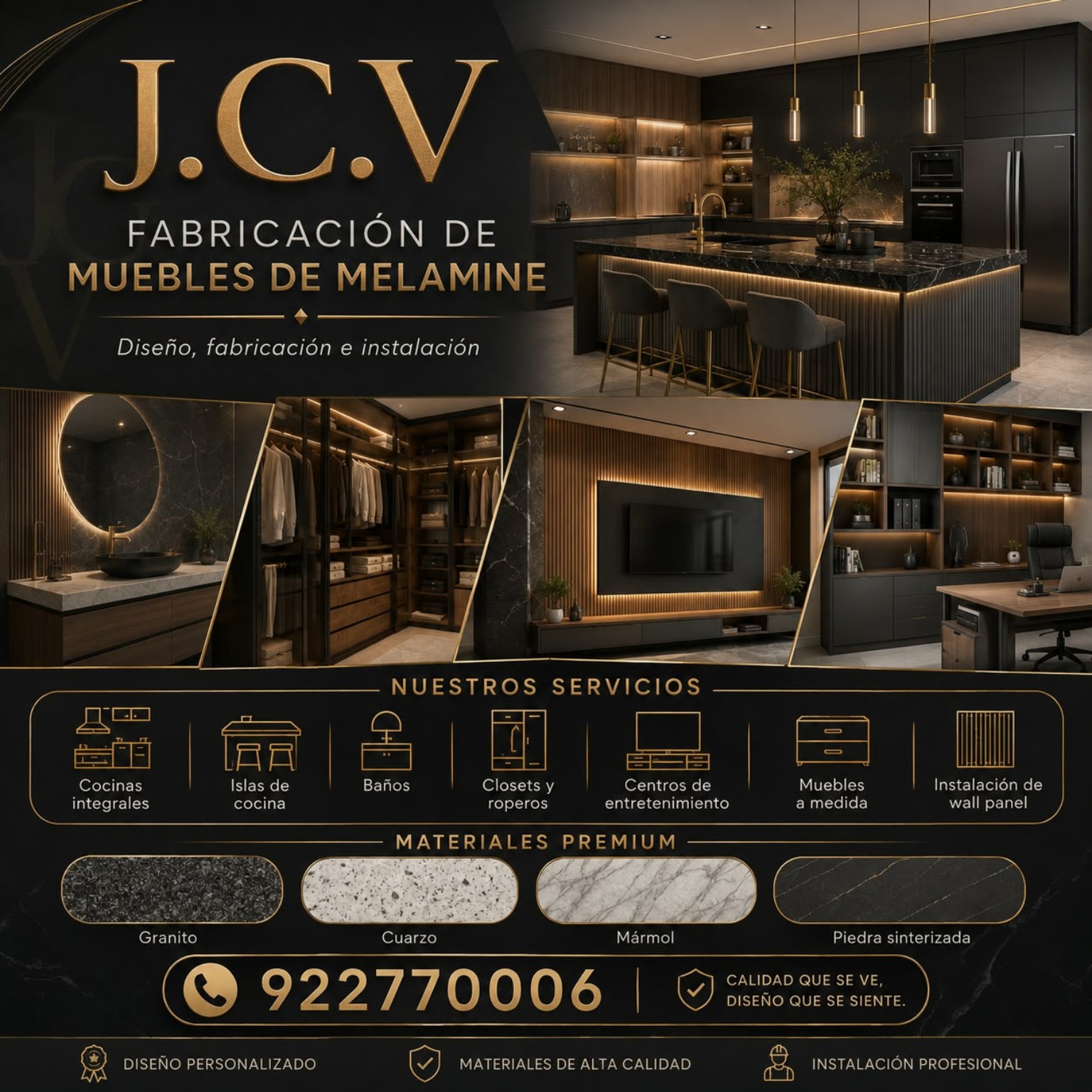 J.C.V muebles de melamine y acabados