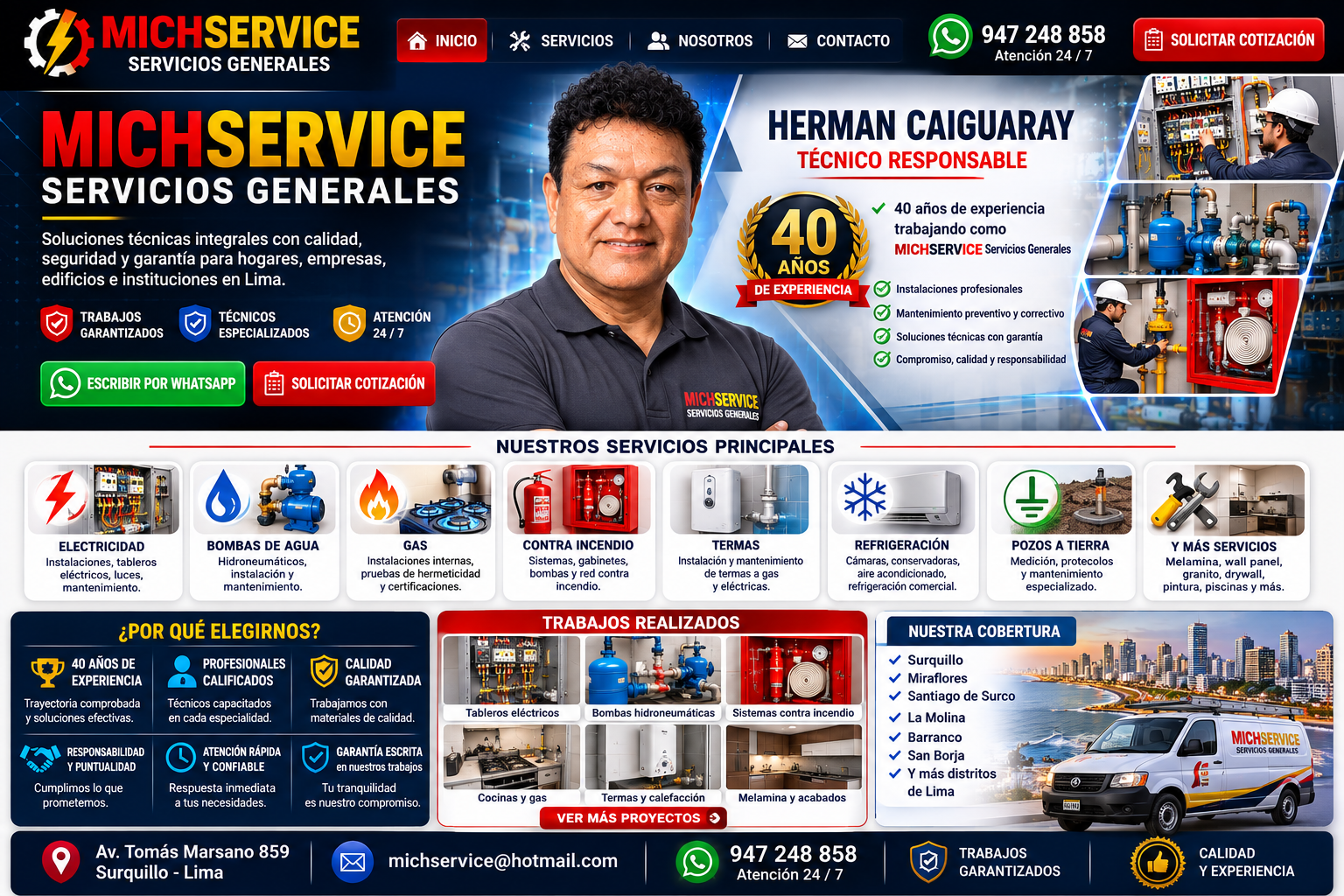 Servicios MICHSERVICE